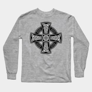 Celtic High Cross Decorative Knotwork 1 Long Sleeve T-Shirt